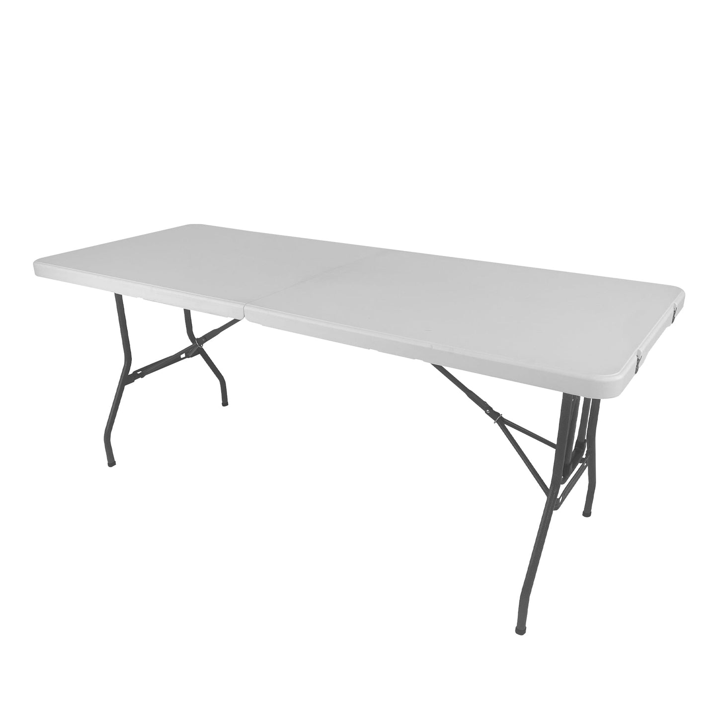 Der Rolling Table - 6 ft. Klapptisch auf Rädern - Teamfarben - Weiß