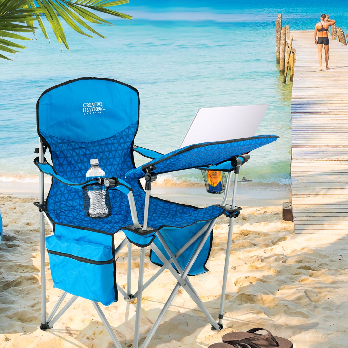 2 Ocean Diamond iChairs + 1 Blauer Weintisch