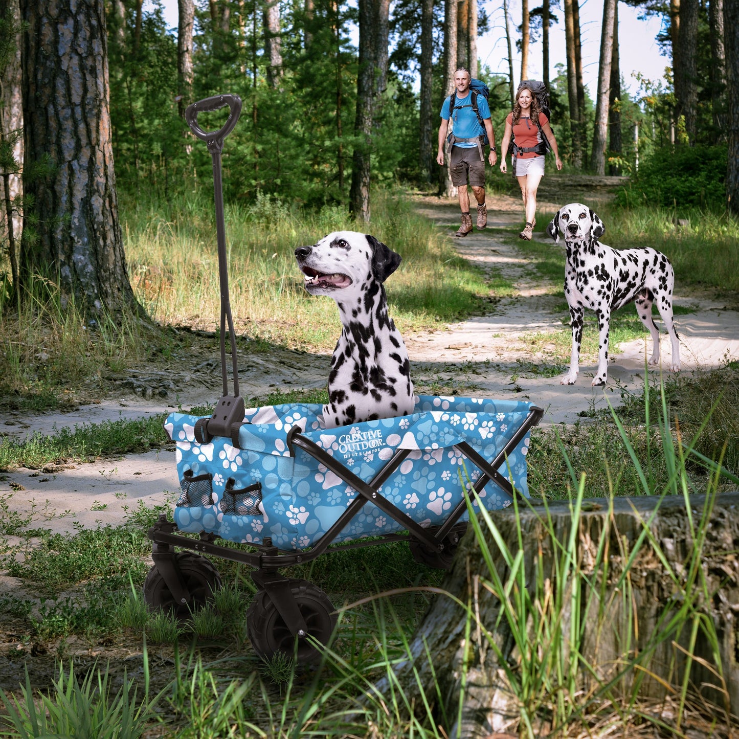 All-Terrain Faltbarer Strandwagen | Heavy Duty | Limited Edition - Paw Print