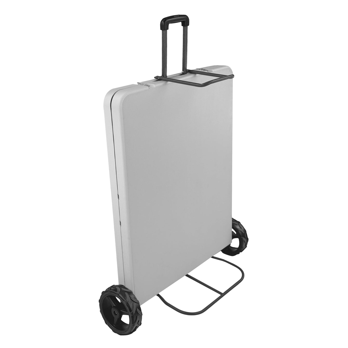 Der Rolling Table - 6 ft. Klapptisch auf Rädern - Teamfarben - Weiß