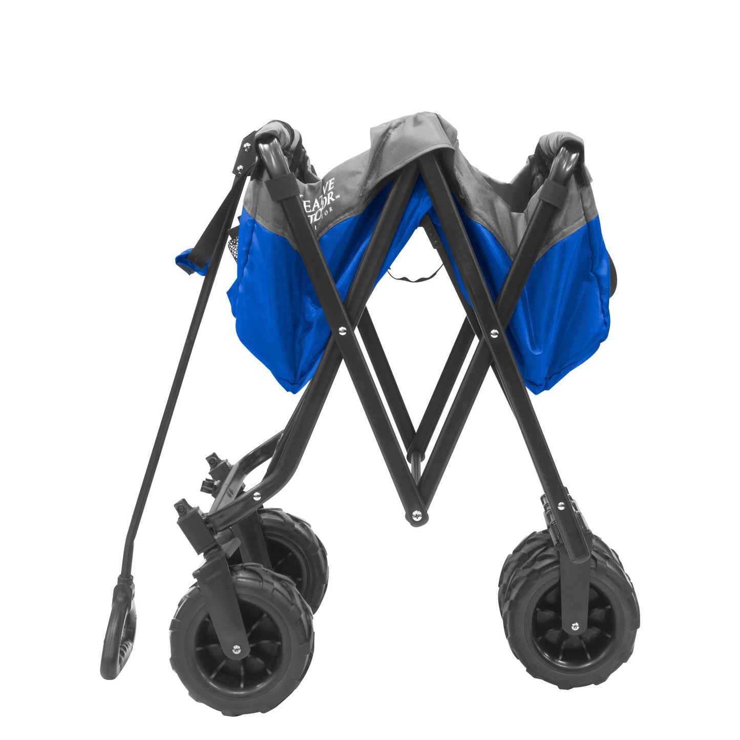 All-Terrain Faltbarer Strandwagen | Heavy Duty | Zwei Ton - Blaugrau
