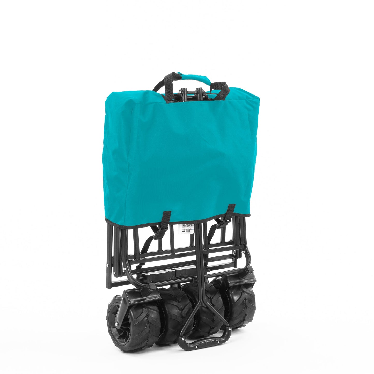 All-Terrain Faltbarer Strandwagen | Heavy Duty | Two-Tone - Grauer Teal