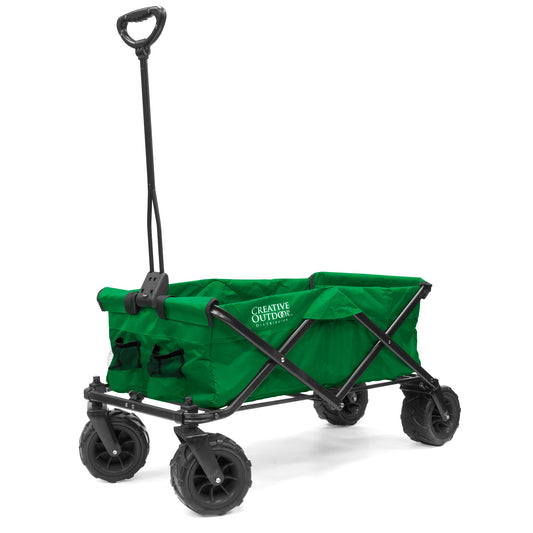 All-Terrain Klappen Einklappbare Beach Wagon | Heavy Duty | Grün