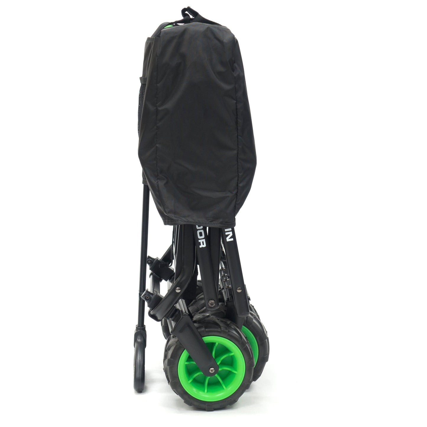 All-Terrain Klappklappwagen | Heavy Duty | Coach Edition - Black Neon Green
