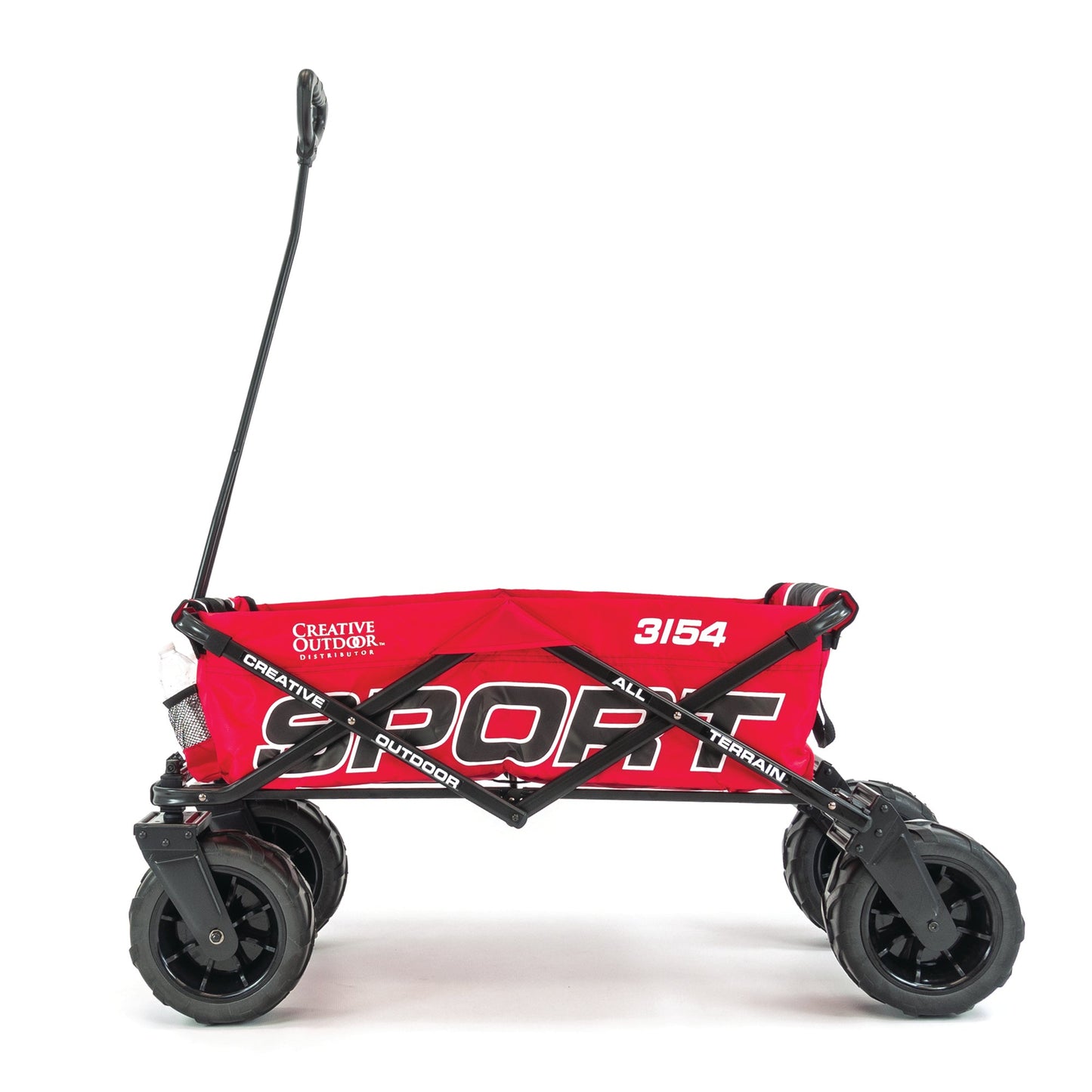 XXL Hauler Klappklappwagen | Heavy Duty | Coach Edition - Rotes Schwarz