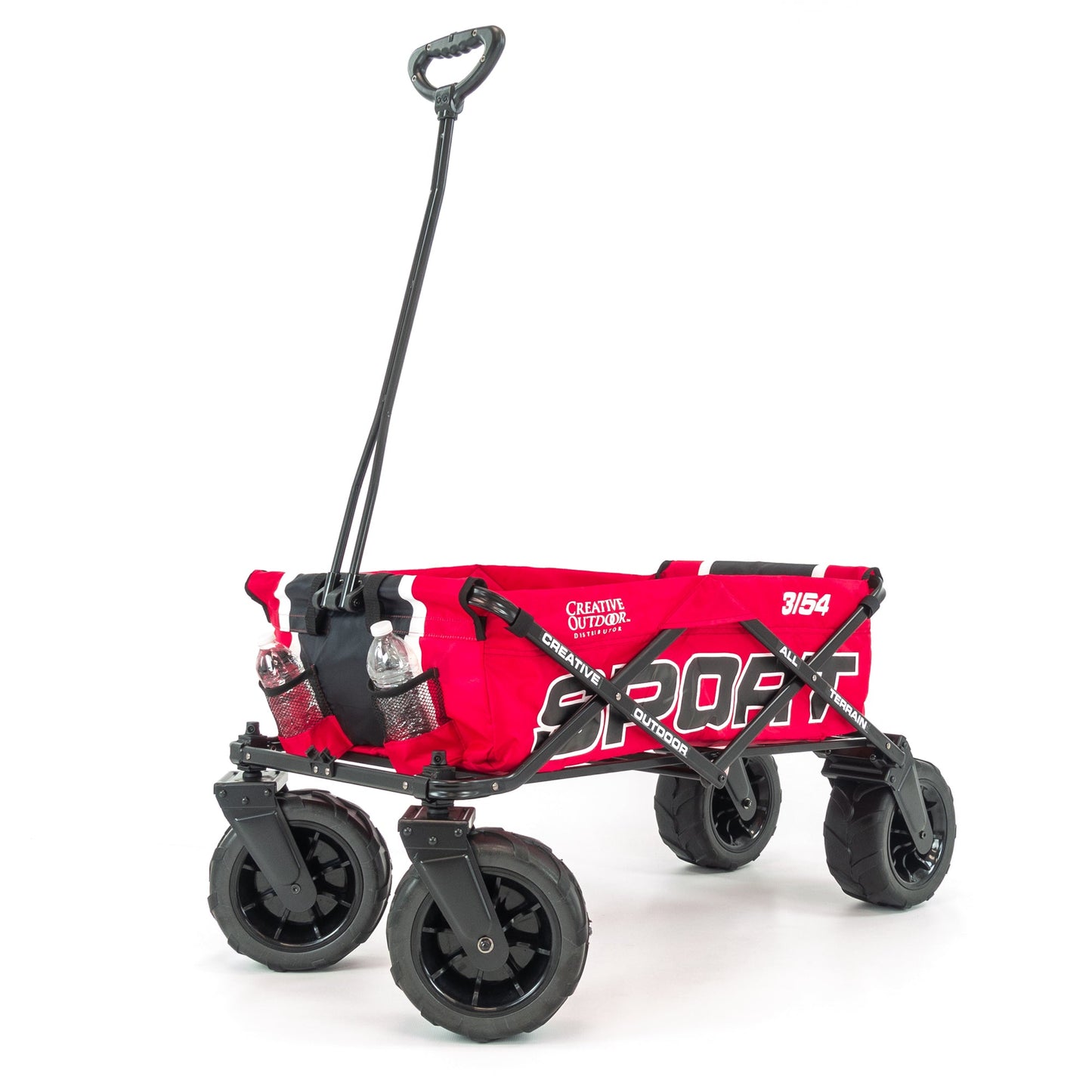 XXL Hauler Klappklappwagen | Heavy Duty | Coach Edition - Rotes Schwarz