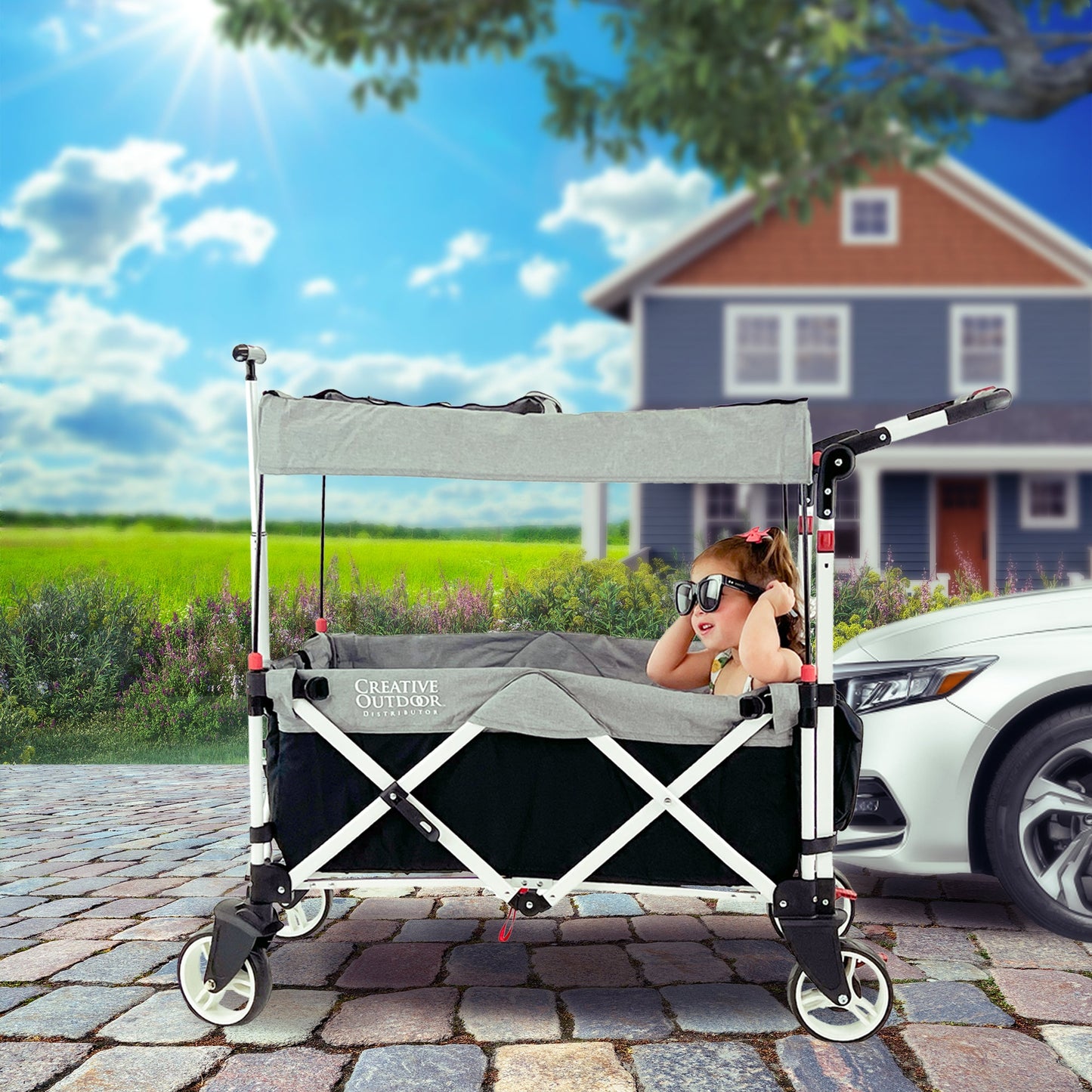 Pack & Push Compact Kinderwagen | Black