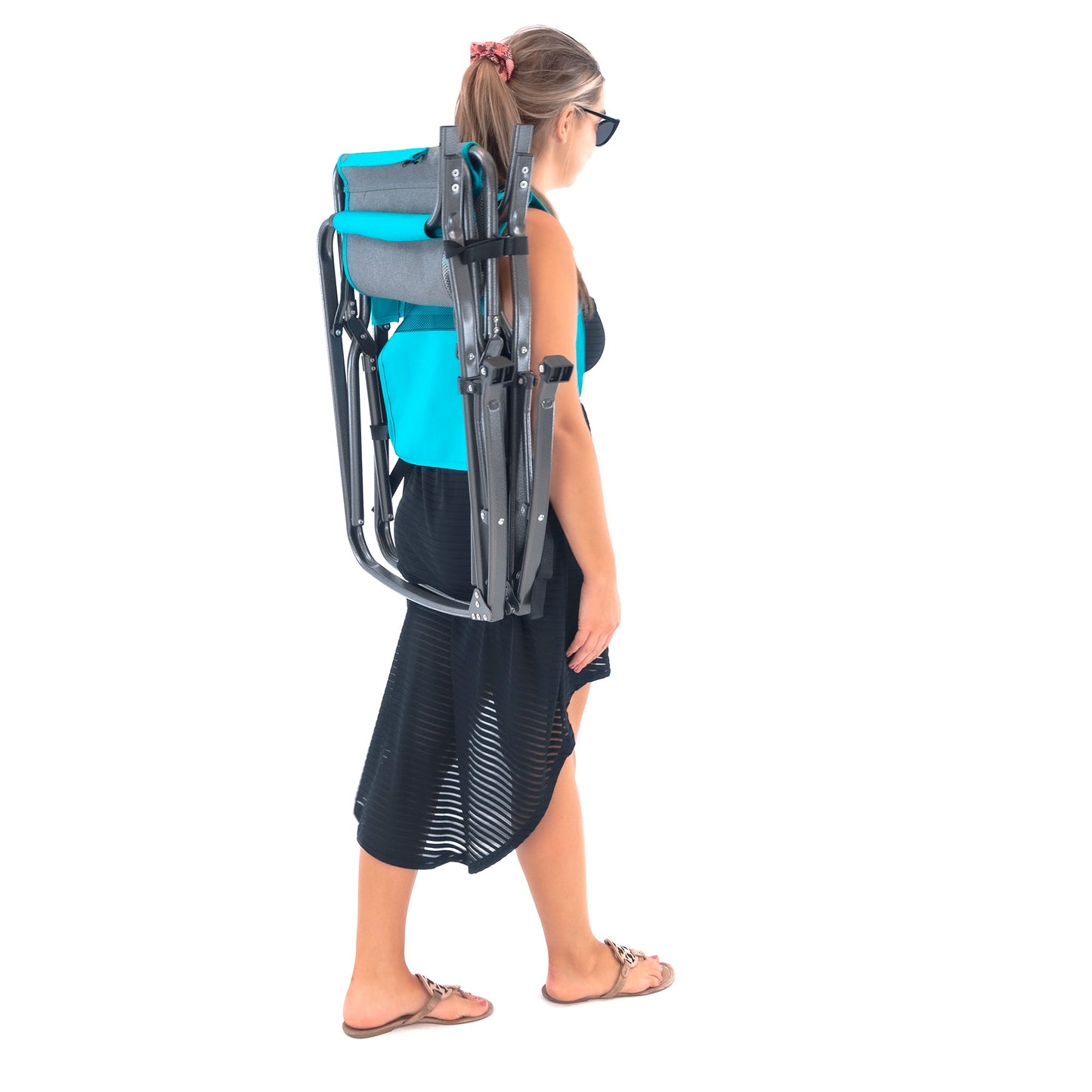 Klappbarer Schaukelstuhl mit Ice Box Cooler | Alle Farben