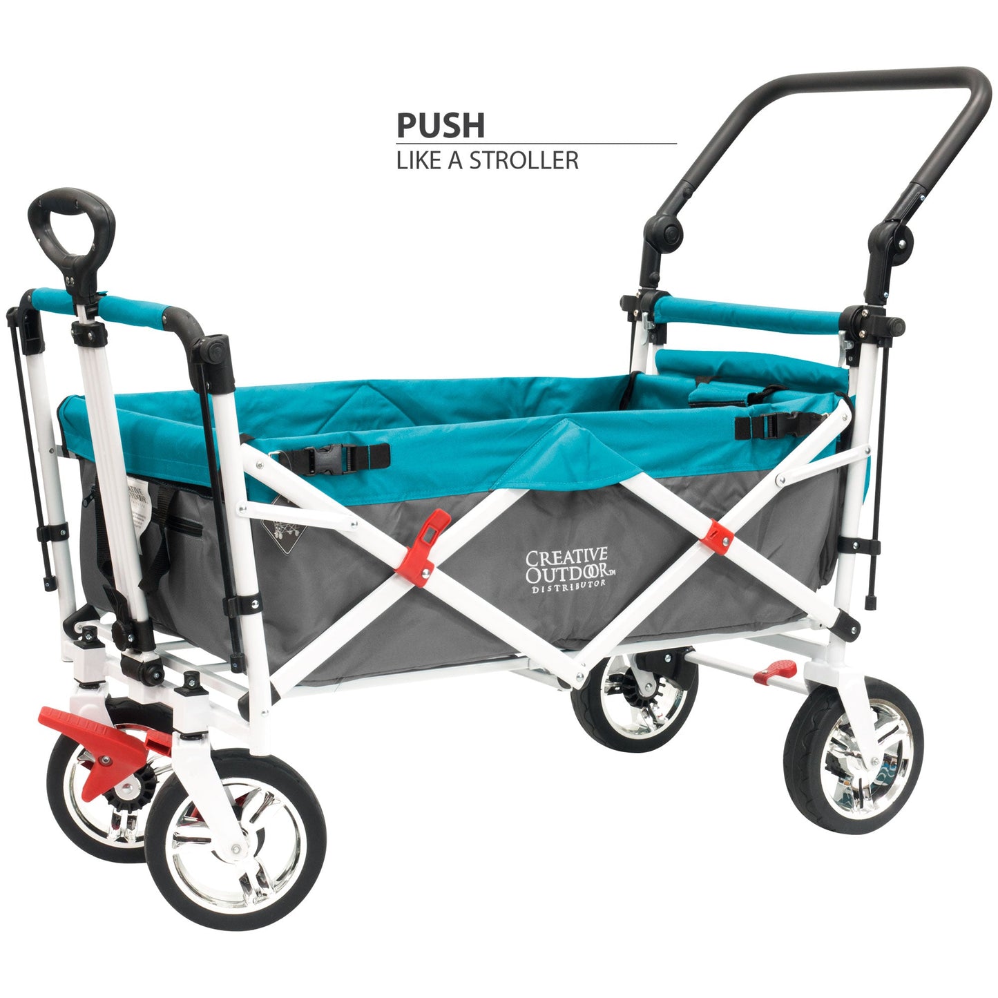 Silberserie Folding Stroller Wagon | Grau / Tee