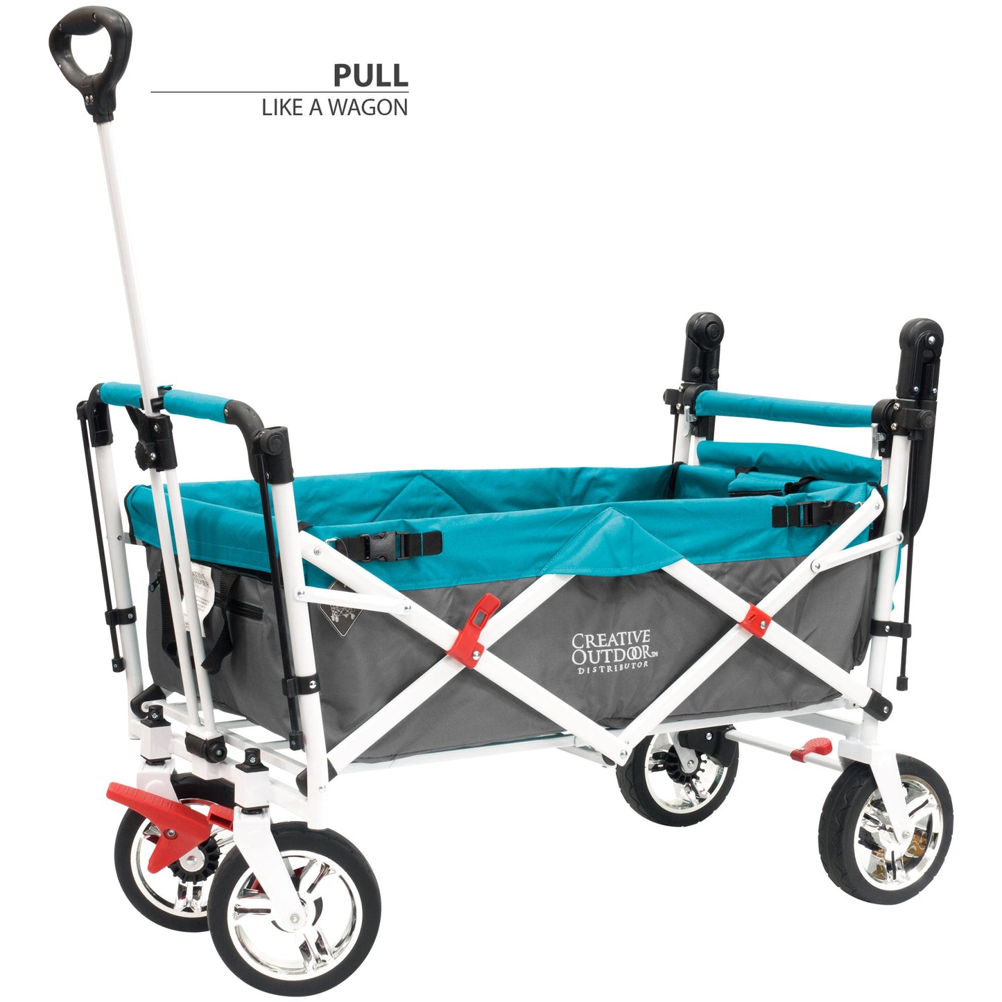 Silberserie Folding Stroller Wagon | Grau / Tee