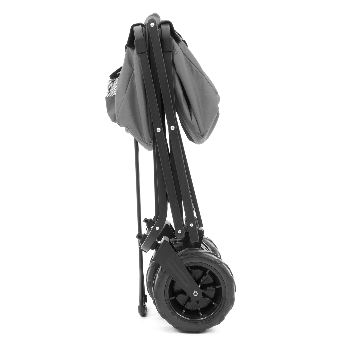 XXXL Monster Hauler Klappen Einklappbarer Strandwagen | Schwere Pflicht | Grau