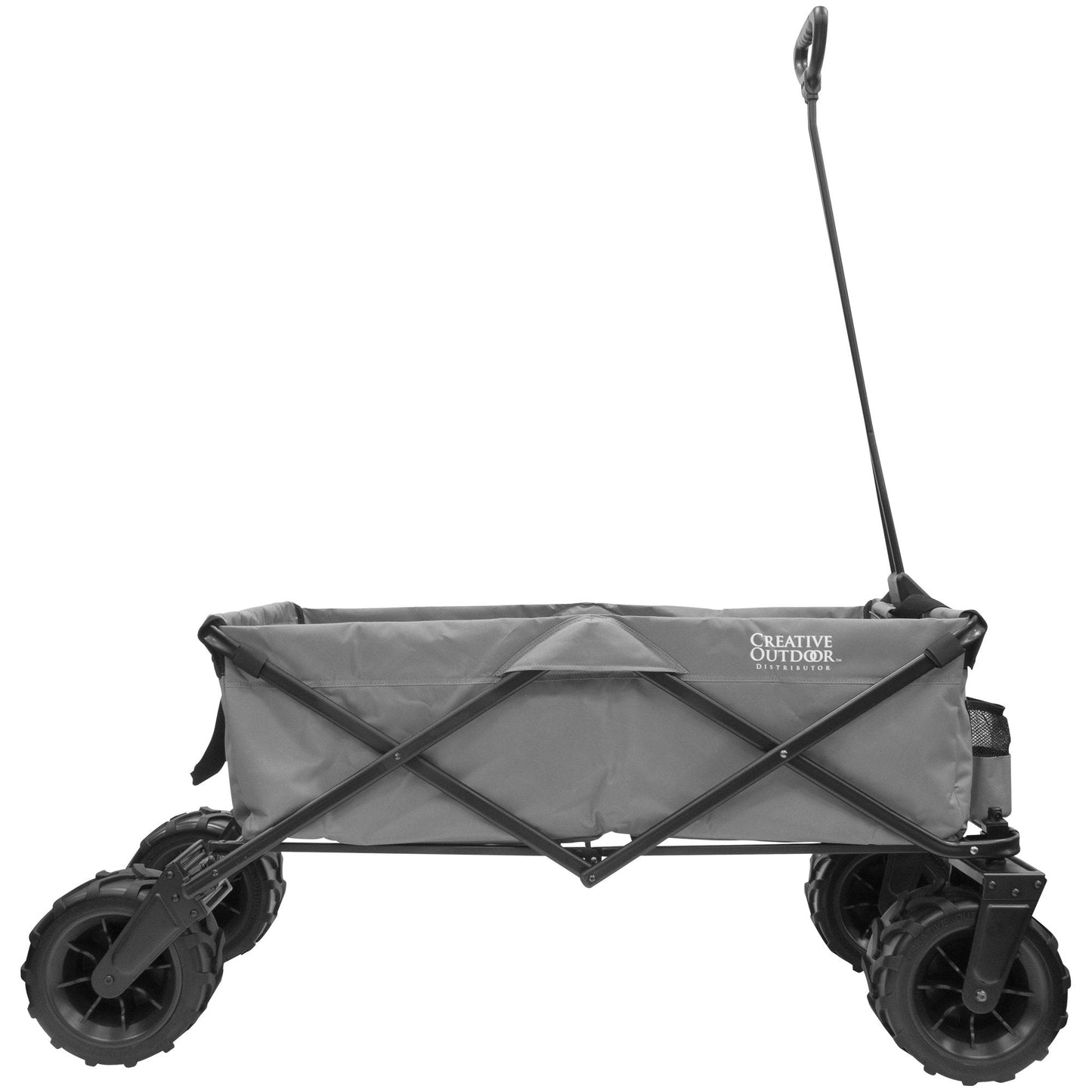XXXL Monster Hauler Klappen Einklappbarer Strandwagen | Schwere Pflicht | Grau